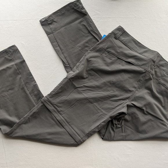 Women's Columbia Saturday Trail Convertible Pants Size 14 Gray AK4028 Shorts NEW - Picture 8 of 9